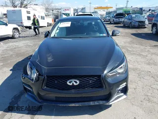 2018 Infiniti Q50 3.0t LUXE with VIN JN1EV7AP1JM355865, listed as a IAAI auction lot 41863684 with 84,336 mi miles. Bid and sale history available at carsss.com. Image 12.