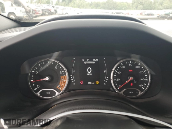 2022 Jeep Renegade Sport with VIN ZACNJDA1XNPN52105, listed as a Copart auction lot 61099065 with 1,184 mi miles and Clean title. Bid and sale history available at DreamBid. Image 9.
