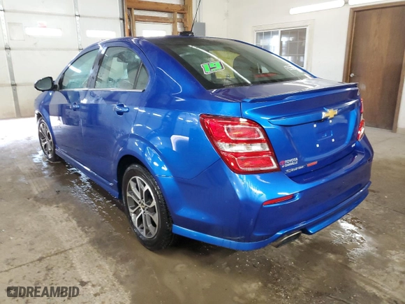 2017 Chevrolet Sonic LT with VIN 1G1JD5SB6H4103389, listed as a Copart auction lot 44377245 with 79,731 mi miles and Salvage Title. Bid and sale history available at carsss.com. Image 2.