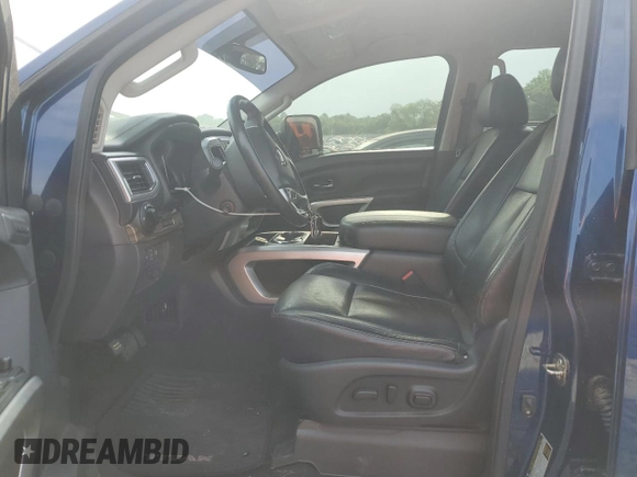 2016 Nissan Titan SV with VIN 1N6BA1F22GN502023, listed as a Copart auction lot 54118535 with 155,760 mi miles and Salvage title. Bid and sale history available at DreamBid. Image 7.
