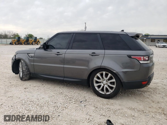2016 Land Rover Range Rover Sport HSE with VIN SALWR2PF9GA115456, listed as a Copart auction lot 50911715 with 106,207 mi miles and Clean Title. Bid and sale history available at DreamBid. Image 2.