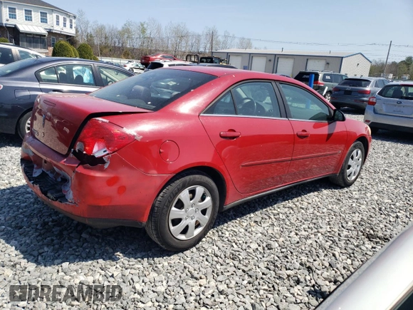 2006 Pontiac G6 with VIN 1G2ZF55BX64246346, listed as a Copart auction lot 53459645 with 184,888 mi miles and Clean title. Bid and sale history available at DreamBid. Image 3.