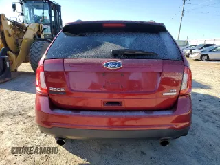 2014 Ford Edge SEL with VIN 2FMDK3J96EBA03013, listed as a Copart auction lot 46325025 with 130,534 mi miles and Salvage Title. Bid and sale history available at carsss.com. Image 6.