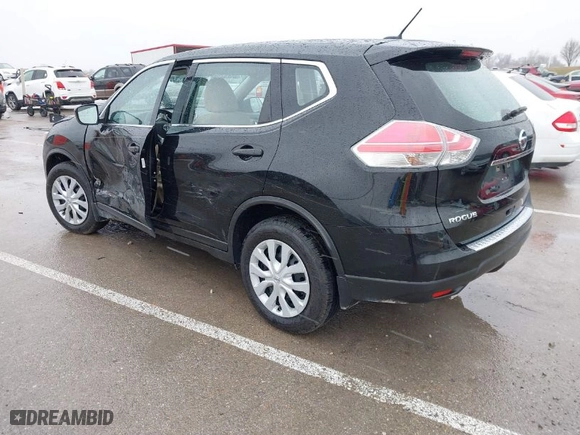 2016 Nissan Rogue SV with VIN KNMAT2MT6GP615505, listed as a IAAI auction lot 41726553 with 141,763 mi miles. Bid and sale history available at carsss.com. Image 3.