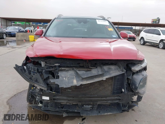 2019 Hyundai Santa Fe Limited with VIN 5NMS53AD2KH110435, listed as a IAAI auction lot 41712962 with 76,589 mi miles. Bid and sale history available at carsss.com. Image 13.