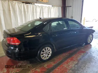 2012 Volkswagen Passat S with VIN 1VWAP7A38CC084490, listed as a Copart auction lot 57155005 with 243,113 mi miles and Salvage title. Bid and sale history available at DreamBid. Image 3.