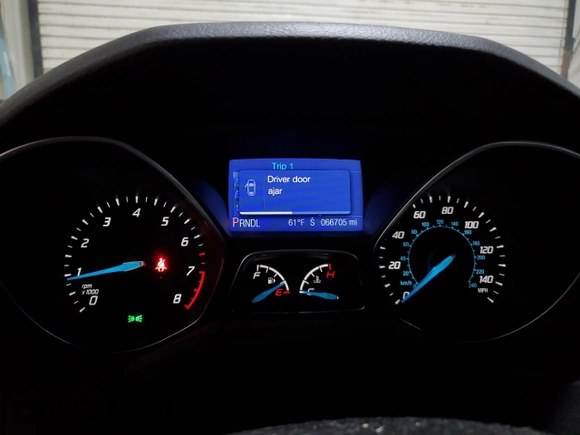 2013 Ford Focus SE with VIN 1FADP3F2XDL182243, listed as a Copart auction lot 52684545 with 66,705 mi miles and Salvage Title. Bid and sale history available at carsss.com. Image 9.