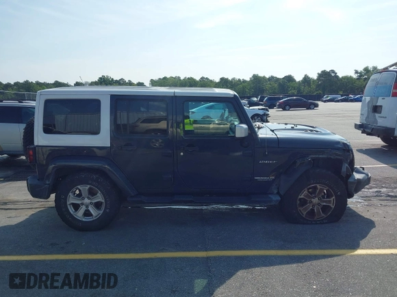 2017 Jeep Wrangler Unlimited Sahara with VIN 1C4HJWEG3HL648158, listed as a IAAI auction lot 42416132 with 95,954 mi miles and . Bid and sale history available at DreamBid. Image 13.