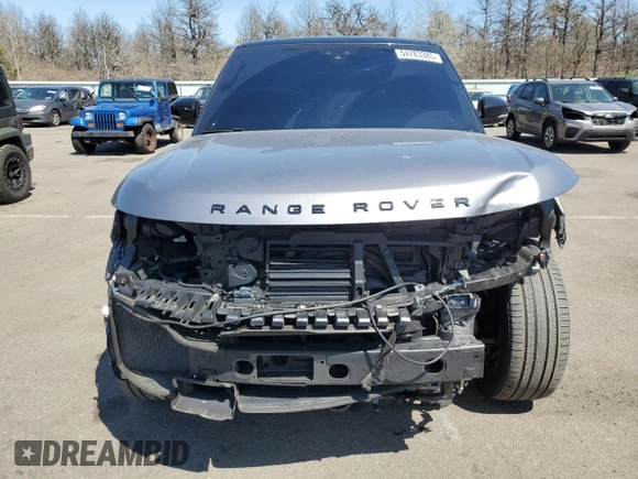 2022 Land Rover Range Rover Westminster with VIN SALGS2RU0NA460358, listed as a Copart auction lot 54783385 with 28,926 mi miles and Salvage title. Bid and sale history available at DreamBid. Image 5.