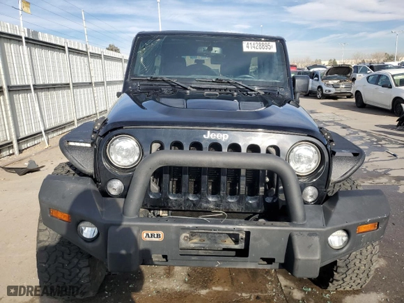 2018 Jeep Wrangler JK Unlimited Rubicon with VIN 1C4BJWFG0JL899973, listed as a Copart auction lot 41428895 with 88,357 mi miles and Salvage Title. Bid and sale history available at carsss.com. Image 5.