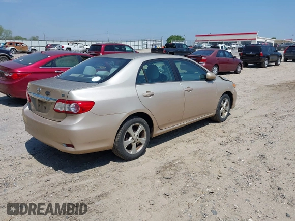 2011 Toyota Corolla L with VIN 2T1BU4EE1BC634175, listed as a IAAI auction lot 42073944 with 179,083 mi miles. Bid and sale history available at carsss.com. Image 4.