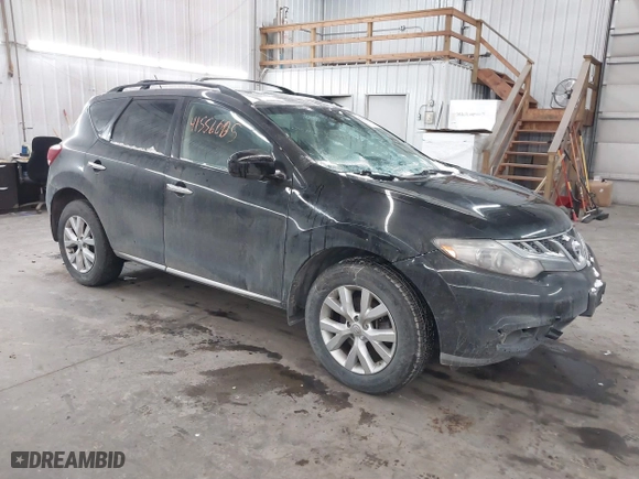 2011 Nissan Murano SV with VIN JN8AZ1MW8BW170335, listed as a IAAI auction lot 41556605 with 179,379 mi miles. Bid and sale history available at carsss.com. Image 1.