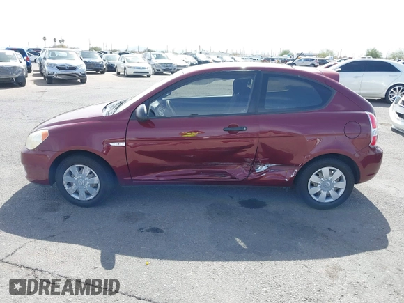 2007 Hyundai Accent GS with VIN KMHCM36C57U042263, listed as a IAAI auction lot 41688785 with 65,176 mi miles. Bid and sale history available at carsss.com. Image 14.