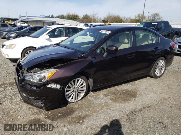 2013 Subaru Impreza Premium с VIN JF1GJAE68DH015924, выставлен на аукционе Copart как лот 49729525 с пробегом 51 871 миль миль и На запчасти • Non repairable. История ставок и продаж доступна на DreamBid. Изображение 1.
