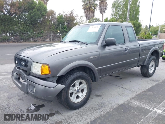 2005 Ford Ranger XL with VIN 1FTYR14U65PA76459, listed as a IAAI auction lot 42138876 with 350,563 mi miles. Bid and sale history available at carsss.com. Image 6.