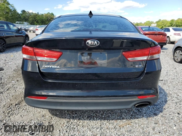 2016 Kia Optima EX with VIN 5XXGU4L34GG054250, listed as a Copart auction lot 55881065 with 100,785 mi miles and Clean Title. Bid and sale history available at carsss.com. Image 6.
