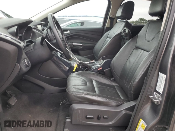 2013 Ford Escape Titanium with VIN 1FMCU0J91DUC35855, listed as a Copart auction lot 55986955 with 159,790 mi miles and Salvage title. Bid and sale history available at DreamBid. Image 7.