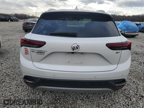 2023 Buick Envision Essence with VIN LRBFZPR40PD194724, listed as a Copart auction lot 47682195 with Not Provided miles and Salvage Title. Bid and sale history available at carsss.com. Image 6.