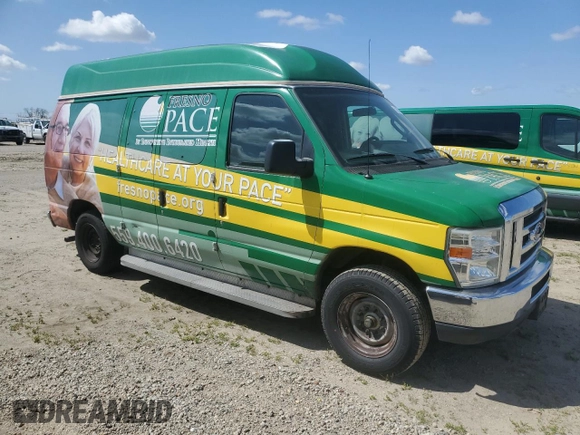 2009 Ford Econoline Cargo Commercial z VIN 1FTNE14W39DA37660, wystawiony jako Copart lot #51863435 z przebiegiem 155 374 mil mil oraz Czysty tytuł • Clean title. Historia ofert i sprzedaży dostępna na DreamBid. Obrazek 4.