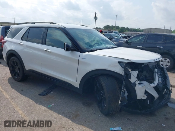 2023 Ford Explorer ST-Line z VIN 1FMSK7KH3PGA99652, wystawiony jako IAAI lot #42109418 z przebiegiem 30 380 mil mil oraz . Historia ofert i sprzedaży dostępna na DreamBid. Obrazek 1.