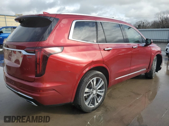2022 Cadillac XT6 Premium Luxury with VIN 1GYKPCRS7NZ115394, listed as a Copart auction lot 86512084 with 17,310 mi miles and Salvage Title. Bid and sale history available at carsss.com. Image 3.