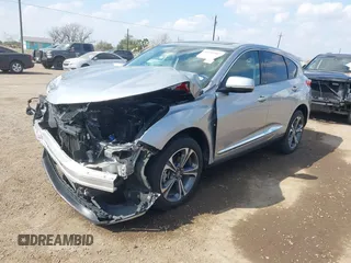2022 Acura RDX w/Advance Package with VIN 5J8TC2H72NL002017, listed as a IAAI auction lot 41531987 with 34,197 mi miles. Bid and sale history available at carsss.com. Image 2.