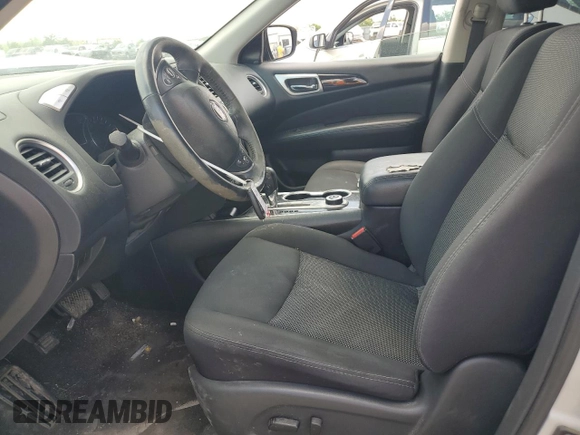 2019 Nissan Pathfinder S with VIN 5N1DR2MM8KC642348, listed as a Copart auction lot 56502755 with 84,721 mi miles and Salvage title. Bid and sale history available at DreamBid. Image 7.