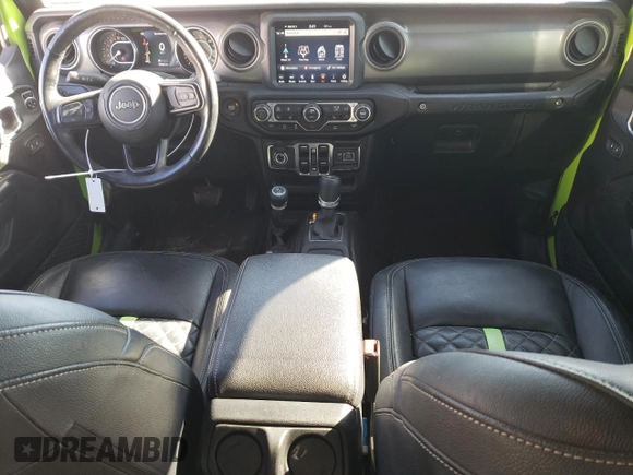 2021 Jeep Wrangler Unlimited Sport S with VIN 1C4HJXDGXMW830164, listed as a Copart auction lot 47892245 with 59,369 mi miles and Salvage Title. Bid and sale history available at carsss.com. Image 8.
