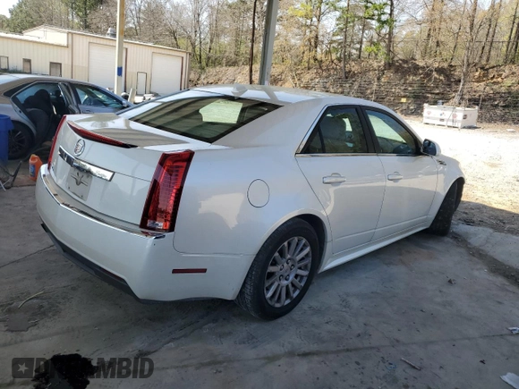 2012 Cadillac CTS Sedan Luxury with VIN 1G6DG5E51C0130892, listed as a Copart auction lot 50504205 with 161,637 mi miles and Salvage Title. Bid and sale history available at carsss.com. Image 3.