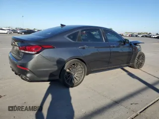 2018 Genesis G80 3.3T Sport with VIN KMHGN4JB5JU243638, listed as a Copart auction lot 75914214 with 67,778 mi miles and Salvage Title. Bid and sale history available at carsss.com. Image 3.