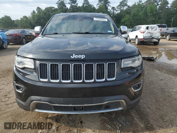 2014 Jeep Grand Cherokee Limited with VIN 1C4RJFBT4EC240947, listed as a Copart auction lot 57966045 with 184,467 mi miles and Clean title. Bid and sale history available at DreamBid. Image 5.