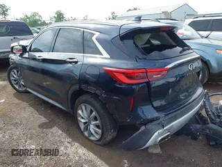 2020 Infiniti QX50 Luxe with VIN 3PCAJ5M34LF121980, listed as a IAAI auction lot 42274163 with 53,431 mi miles and . Bid and sale history available at DreamBid. Image 3.