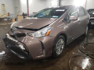 2017 Toyota Prius v Two with VIN JTDZN3EU9HJ074335, listed as a Copart auction lot 44040735 with 86,407 mi miles and Salvage Title. Bid and sale history available at carsss.com. Image 1.