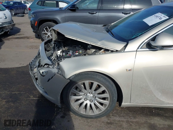 2011 Buick Regal with VIN 2G4GW5EV1B9189809, listed as a IAAI auction lot 41403746 with 48,743 mi miles and . Bid and sale history available at DreamBid. Image 6.