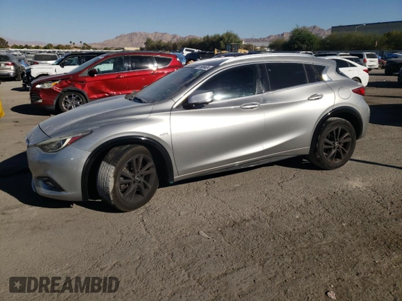 2017 Infiniti QX30 Premium with VIN SJKCH5CP3HA019589, listed as a Copart auction lot 73659624 with 103,248 mi miles and Salvage Title. Bid and sale history available at DreamBid. Image 1.