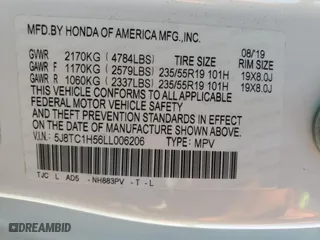 2020 Acura RDX w/Technology Pkg with VIN 5J8TC1H56LL006206, listed as a Copart auction lot 50056405 with 36,174 mi miles and Salvage Title. Bid and sale history available at carsss.com. Image 16.