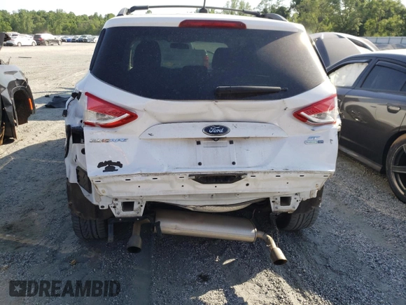 2014 Ford Escape SE with VIN 1FMCU9GX1EUC89846, listed as a Copart auction lot 56138545 with 107,455 mi miles and Salvage title. Bid and sale history available at DreamBid. Image 6.