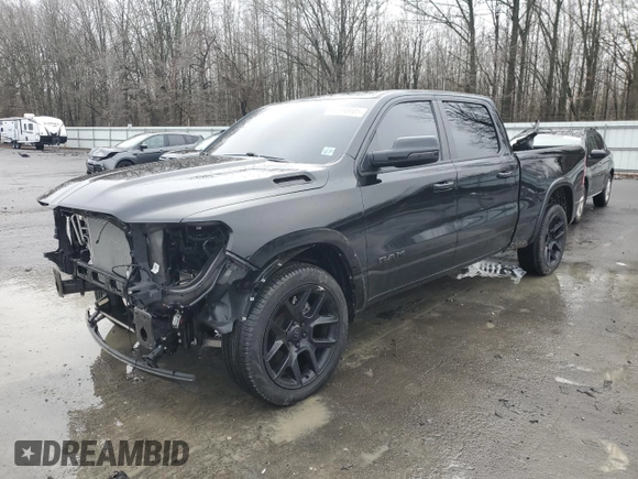 2022 Ram 1500 Big Horn z VIN 1C6SRFMT6NN223604, wystawiony jako Copart lot #45390005 z przebiegiem 5 461 mil mil oraz Szkoda całkowita • Salvage title. Historia ofert i sprzedaży dostępna na DreamBid. Obrazek 1.