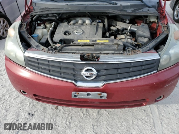 2007 Nissan Quest SE with VIN 5N1BV28U17N143240, listed as a Copart auction lot 86155654 with 162,425 mi miles and Clean Title. Bid and sale history available at carsss.com. Image 12.