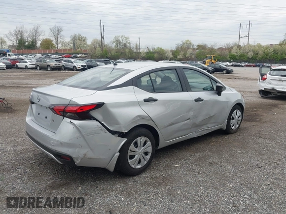 2024 Nissan Versa S with VIN 3N1CN8DV7RL869457, listed as a IAAI auction lot 42029314 with 2,922 mi miles. Bid and sale history available at carsss.com. Image 6.