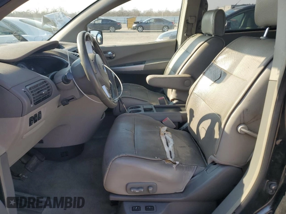 2007 Nissan Quest SE with VIN 5N1BV28U17N110898, listed as a Copart auction lot 86811594 with 213,558 mi miles and Salvage Title. Bid and sale history available at carsss.com. Image 7.