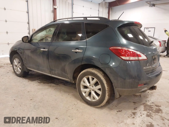 2013 Nissan Murano SV with VIN JN8AZ1MWXDW301929, listed as a IAAI auction lot 41127659 with 187,879 mi miles. Bid and sale history available at carsss.com. Image 3.