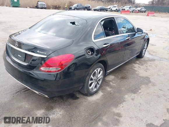 2018 Mercedes-Benz C 300 with VIN WDDWF4KB2JR341272, listed as a IAAI auction lot 41650381 with 74,216 mi miles and . Bid and sale history available at DreamBid. Image 4.