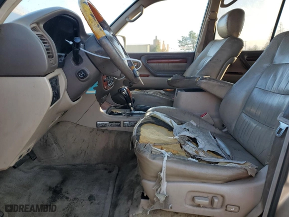 2001 Lexus LX 470 with VIN JTJHT00W313509575, listed as a Copart auction lot 85554424 with 332,707 mi miles and Clean Title. Bid and sale history available at carsss.com. Image 7.