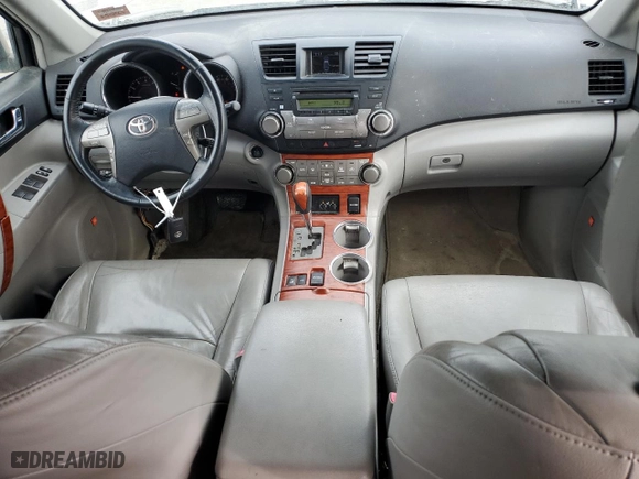 2010 Toyota Highlander Limited with VIN JTEDK3EH8A2166036, listed as a Copart auction lot 46463185 with 142,756 mi miles and Salvage Title. Bid and sale history available at carsss.com. Image 8.
