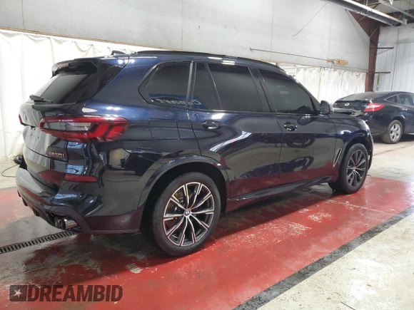 2020 BMW X5 M50i with VIN 5UXJU4C01L9D04371, listed as a Copart auction lot 49628425 with 78,252 mi miles and Salvage Title. Bid and sale history available at DreamBid. Image 3.