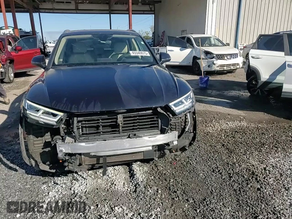 2018 Audi Q5 Premium Plus with VIN WA1BNAFY2J2022594, listed as a Copart auction lot 45540875 with 79,808 mi miles and Salvage Title. Bid and sale history available at carsss.com. Image 14.