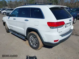 2015 Jeep Grand Cherokee Limited with VIN 1C4RJFBG2FC633317, listed as a IAAI auction lot 41733416 with 169,340 mi miles. Bid and sale history available at carsss.com. Image 3.