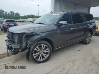 2020 Ford Expedition Max Limited с VIN 1FMJK2AT0LEA32906, выставлен на аукционе Copart как лот 61014695 с пробегом 32 220 миль миль и Списание • Salvage title. История ставок и продаж доступна на DreamBid. Изображение 1.