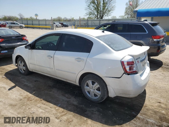 2012 Nissan Sentra S with VIN 3N1AB6AP9CL616383, listed as a Copart auction lot 51924265 with 168,147 mi miles and Salvage Title. Bid and sale history available at DreamBid. Image 2.